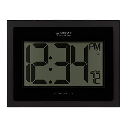 513-54087-int Reloj De Pared Digital Atómico Temperatu...