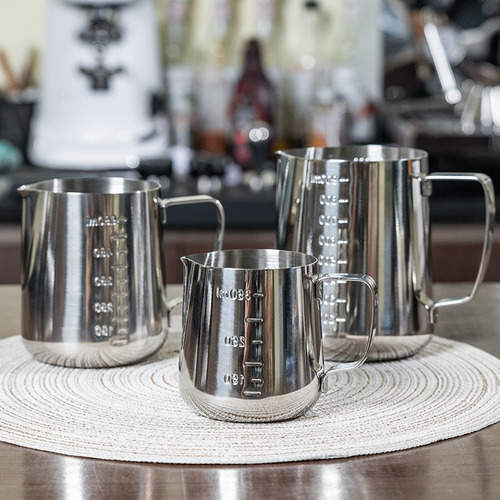Jarra Para Hacer Espuma De Leche Latte Art, 350, 600 Y 900 M
