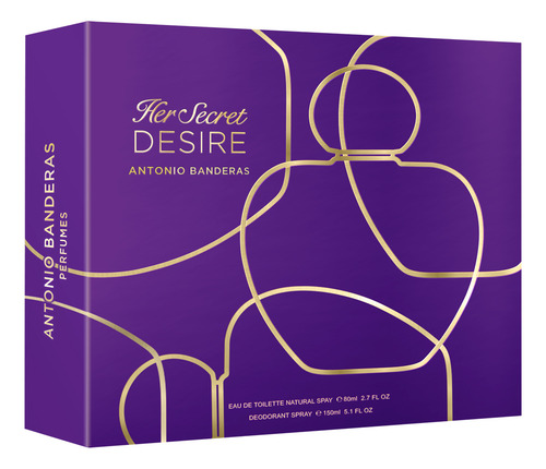 Set Her Secret Desire Edt 80 Ml + Deo 150 Ml