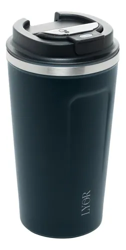 Copo Térmico Lyor Motion Parede Dupla De Aço Inox Azul