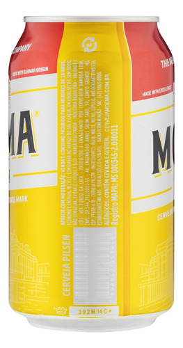 Cerveja Moema Pilsen lata 350ml