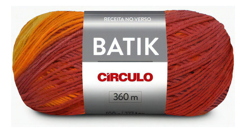 Lã Tricô Batik Circulo 360m 100g (277 Tex) 100% Acrílico Cor 9794 - Luxo