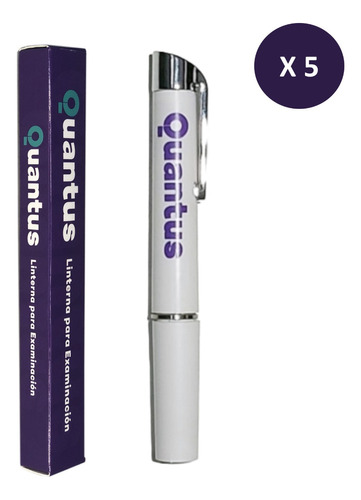 Linternas De Examen Luz Led Quantus X 5 Unidades