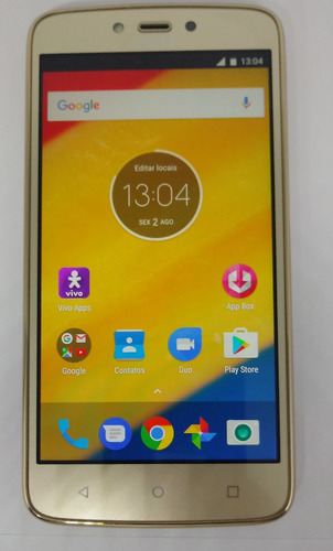 Motorola C Plus Xt1726 8gb Dourado Reinicia Inesperadamente