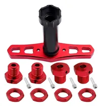 Comprar Hobbypark Aluminio 17mm Hex Rueda Bujes & Tuercas W \u002F Llave 