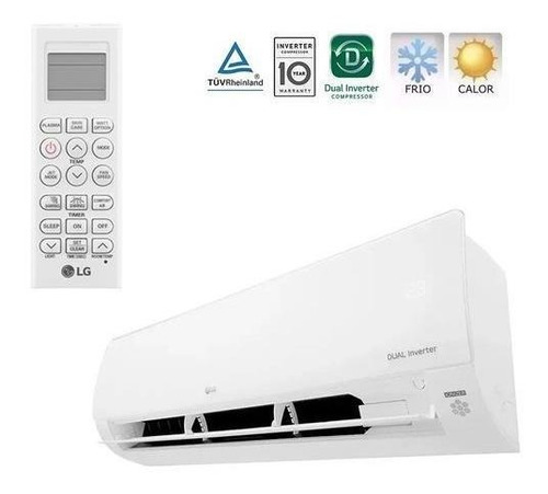 Imagen 1 de 7 de Aire Acondicionado Split LG 4500fg Dual Inverter Frio Calor
