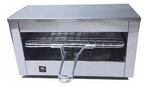 Carlitero Eléctrico Roa Tostador Grill Acero Inox 900w.