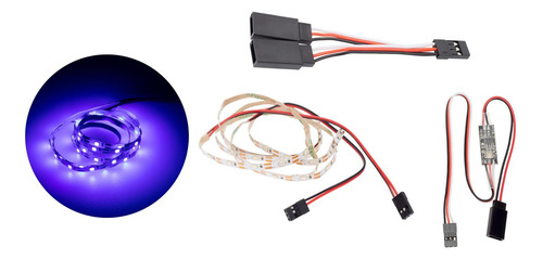 2 Lámpara Intermitente De De Avión De Coche Rc Azul