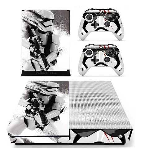 Vanknight Xbox One S Slim Console Remote Controllers Skin Se