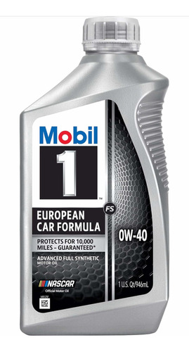 Aceite Sintético 0w40 Mobil 1 European Car Formula