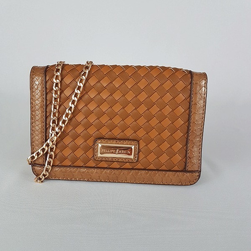 Bolsa Tiracolo Fellipe Krein Fk0041 Marrom
