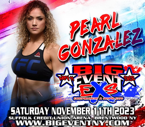 Foto Autografiada De Pearl Gonzalez Autografo Con Coa Ufc (Usado)