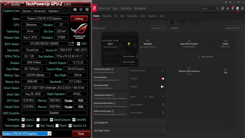Pc Gamer Amd Ryzen 3 3100 16gb Rx 470 4gb + Brindes !!!