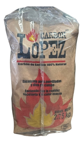 Bulto De Carbón 5 Bolsas De 2.75 Kg