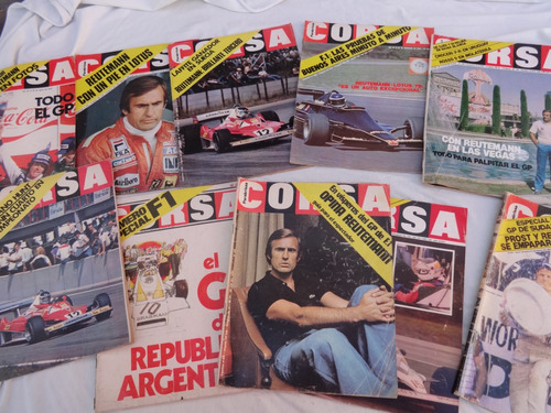 Lote X10 Revista Auto Antiguo Corsa Lole Reutemann Formula 1