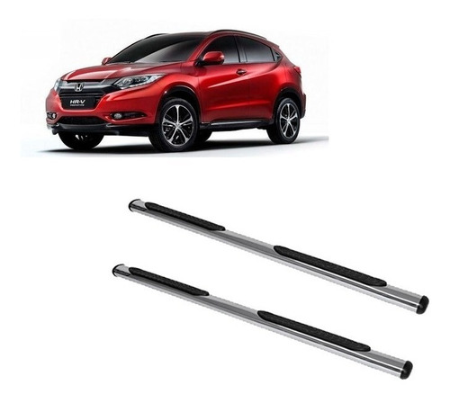 Estribo Oblongo Honda Hrv 2015 Á 2020 Cromado