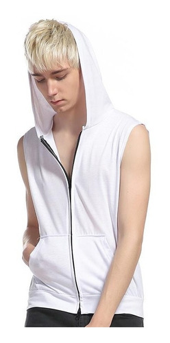 Imagem 4 de 6 de 3 Regata Machão Capuz Masculina Camisa Academia Mutante Fitness Blusa Para Malhar 100% Algodão