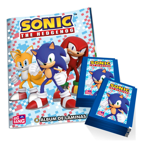 Álbum Sonic + 50 Sobres Bigbang Sonic The Hedgehog