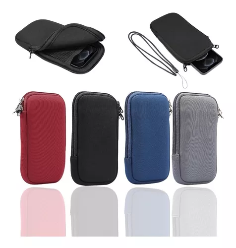 Funda Universal De Neopreno Para Telefono Celular Con Cierre