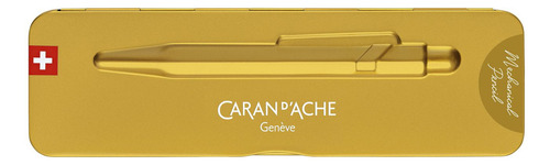 Lapiseira Caran Dache 0.5mm Luxo Goldbar