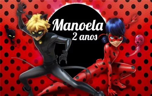 Convites Miraculoso Ladybug e Cat Noir Aniversário