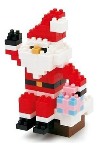 Papá Noel Navidad - Microbloques Nanoblock 