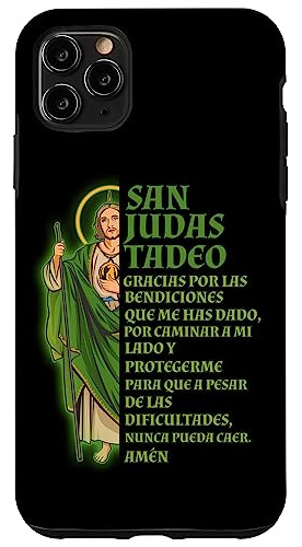 Funda Para iPhone 11 Pro Max San Judas Tadeo Gracias Por Pro