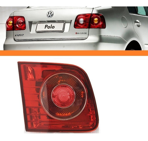 Lanterna Traseira Polo Sedan 2007 A 2012 Tampa Lado Esquerdo