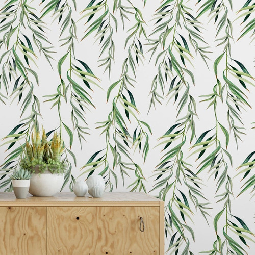 Vinil Decorativo Tapiz Hojas Planta Wallpaper Autoadhesivo 