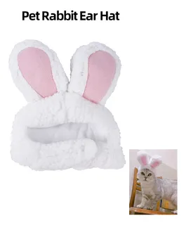 Gorro De Orejas De Conejo Para Gatos, Cosplay, Ropa De Fanta