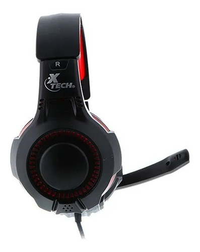 Imagen 2 de 5 de Auriculares Gamer Xtech Xth-541 Ixion Iluminados C/ Mic Usb