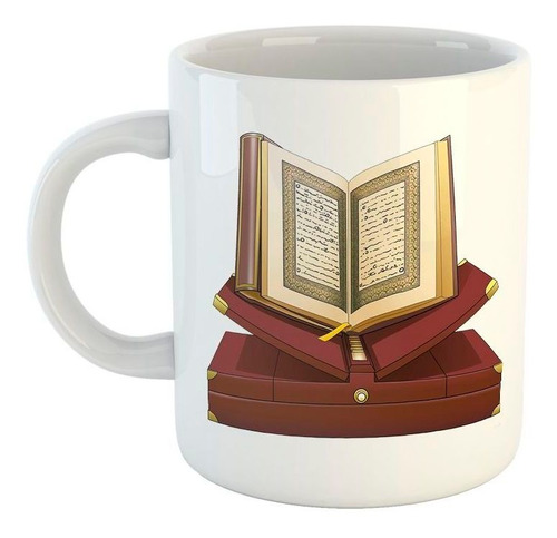 Taza De Ceramica Book Biblia Libro Diseño Dibujo