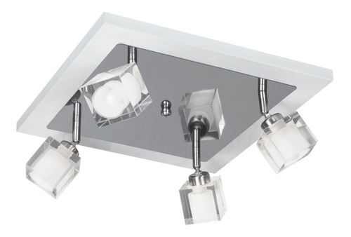 Plafon 4 Luces Moderno Con Lampara Led - Ux