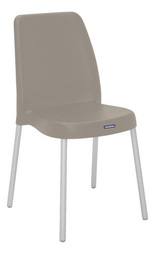 Cadeira Vanda Camurca Sem Bracos Em Polipropileno Com Pernas Estrutura Da Cadeira Camurça Assento Camurça Desenho Do Tecido Sem Tecido