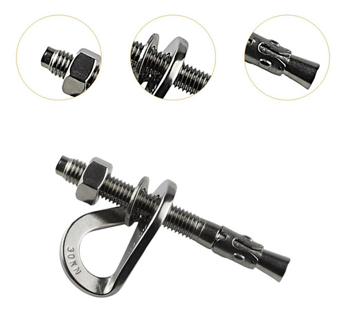 Percha De Anclaje Para Escalada Perno De Expansión Y Percha