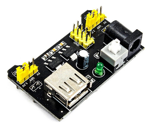 Fonte De Alimentação 3.3v 5v Protoboard Arduino Mb102