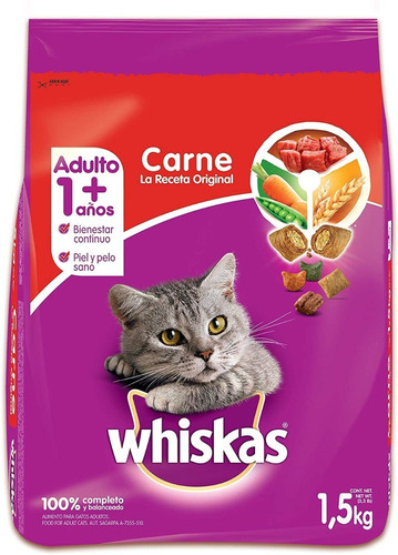 Alimento Para Gato Whiskas Original 1.5 Kg