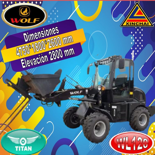 Imagen 5 de 15 de Pala Cargadora Frontal Wolf We120 0hs