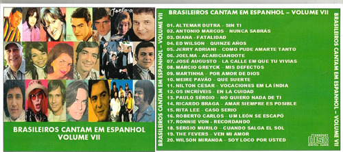 Cd Especial - Brasileiros Cantam Em Espanhol- Vol. Vii