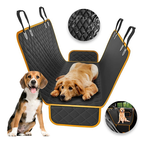 Funda Impermeable Coche Cubre Asiento Mascota Auto Perro