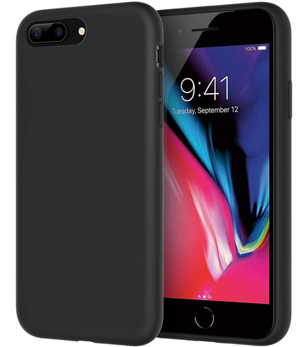 Funda Para iPhone 7 Plus/8 Plus (color Negro/marca Jetech)