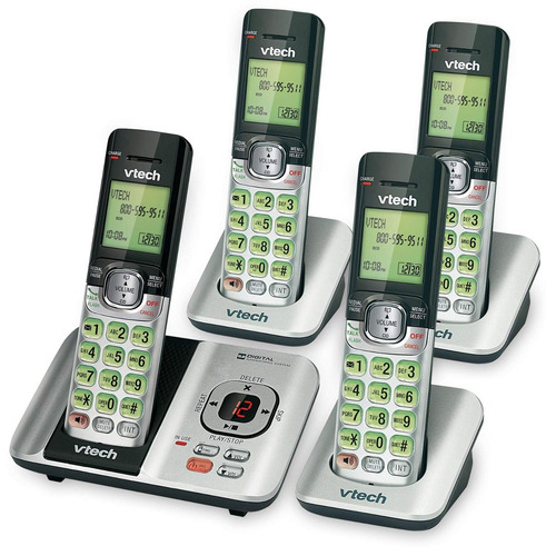 Vtech Cs6529-4 Dect 6.0 Sistema De Contestadora De Teléfono