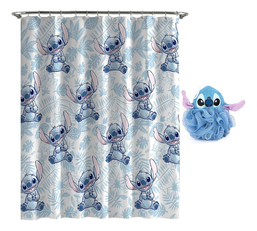 Set De Baño De Disney Lilo & Stitch De 2 Piezas - Cort...