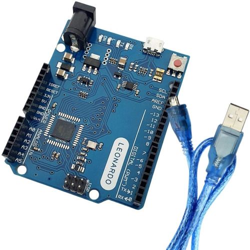 Placa Leonardo R3 + Cabo Usb Para Arduino