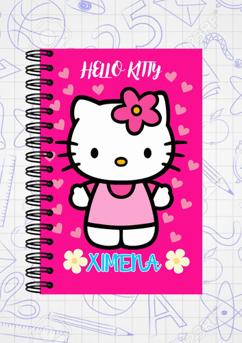 Libreta De Tareas Hello Kitty  Personalizada