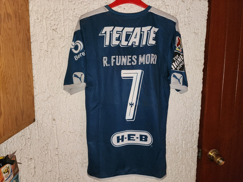 Jersey Rayados Monterrey Visita Funes Mori Utileria Match M