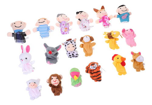 18 Juguetes Educativos Finger Puppets Story Time Finger Pupp