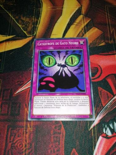 Catástrofe De Gato Negro Yu-gi-oh! Original Konami