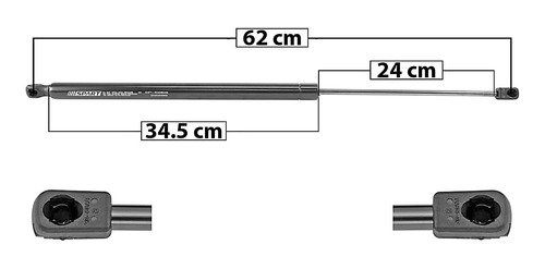 Amortiguador 5a Puerta C/garantía Spart Partner 2009 - 2015