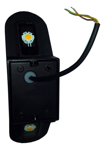 9 Pack Lampara De Pared 10w Curveado Delgado Exterior Ip68 Color Curveado Negro 10w Luz Calida 3500k